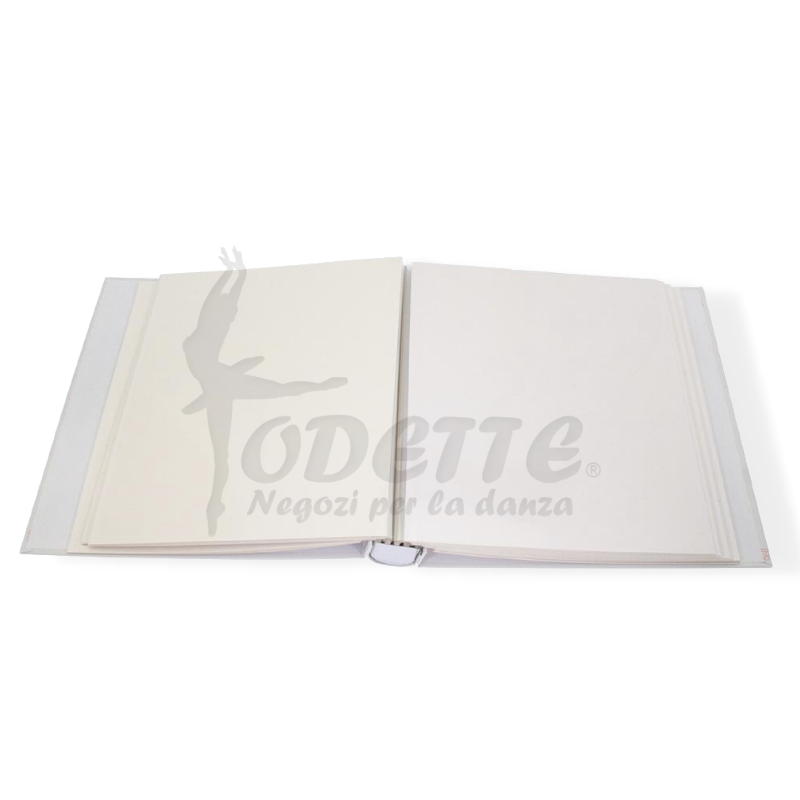 ALBUM FOTOGRAFICO 21x24 cm 32 pagine 64 facciate alcantara danza ballerina ballo 