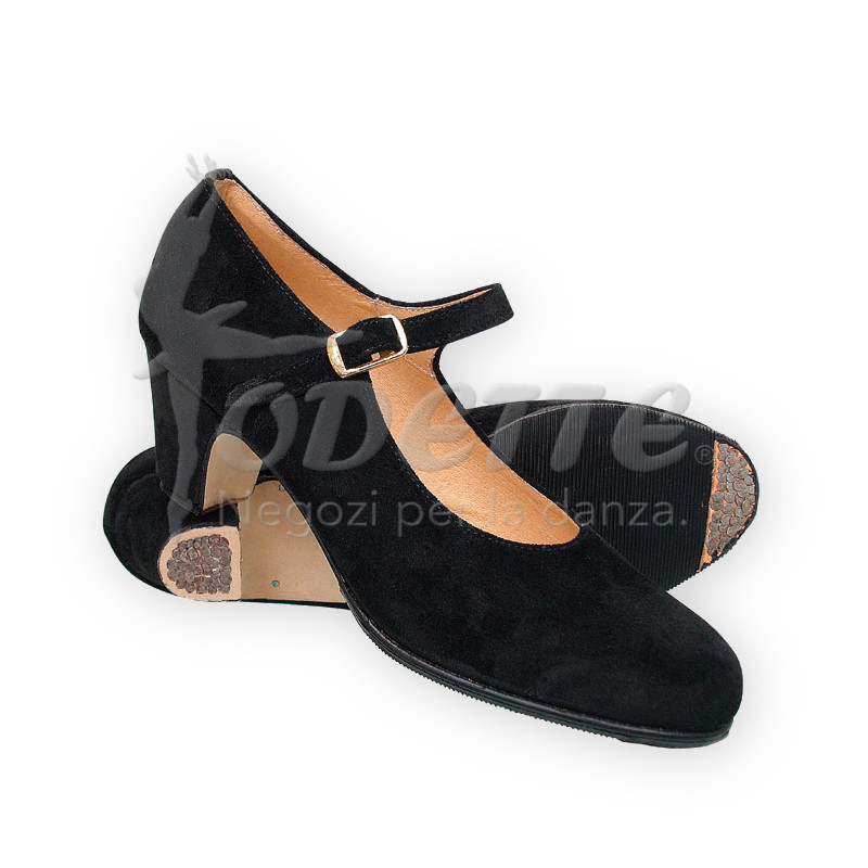 Suede Flamenco Shoe Gladis
